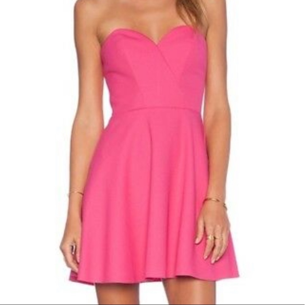 NBD x The Raven Twins Strapless Mini Dress
